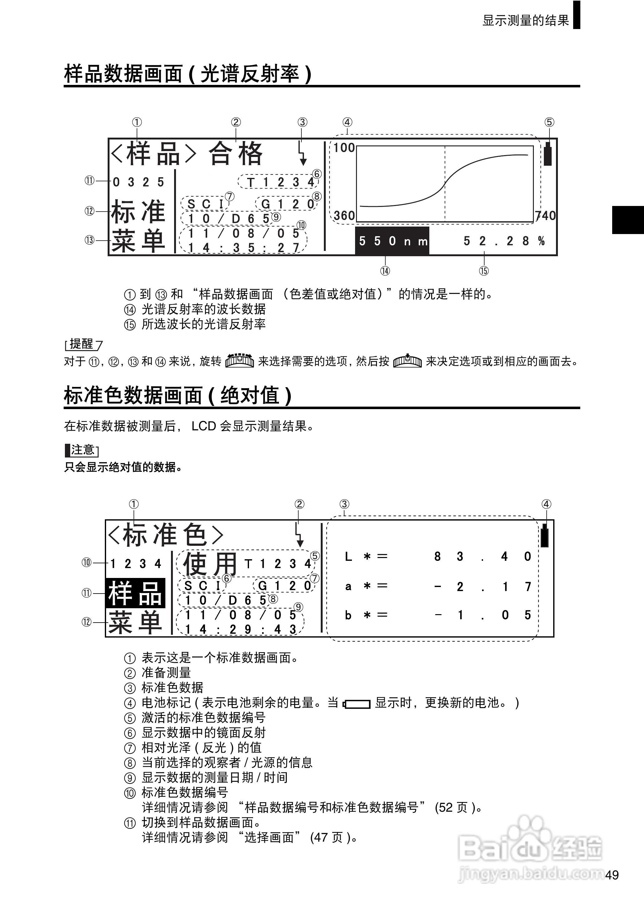 恒港分光测色计CM-2300d使用说明书:[6]