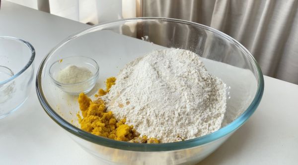 南瓜奶香小馒头