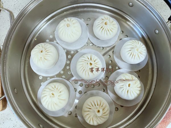 猪肉青萝卜馅包子