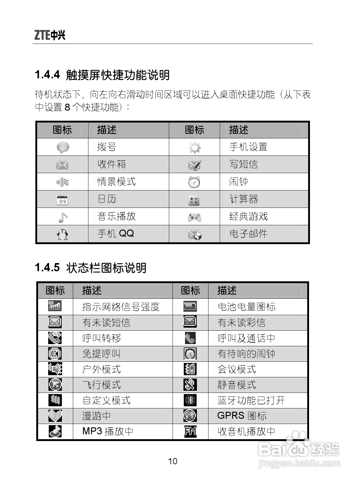 中兴ZTE-G X860手机使用说明书:[2]