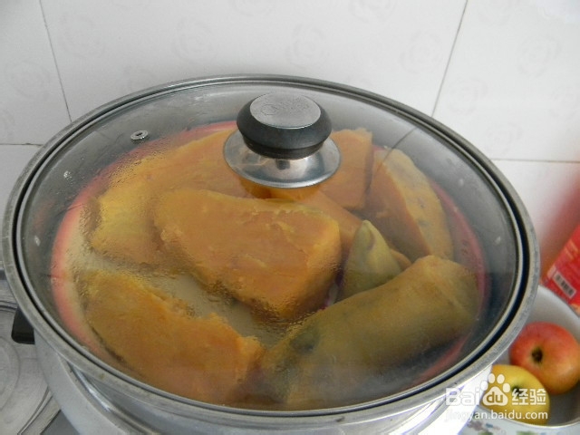 营养小吃——椰香地瓜饼