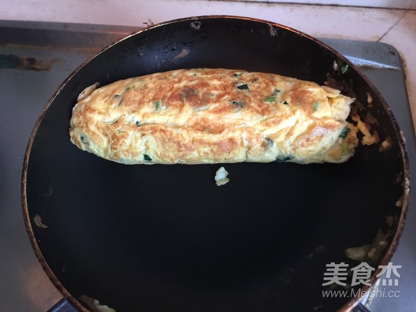 菠菜厚蛋烧的做法