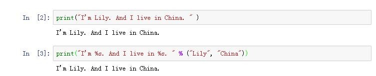 python占位符%格式化字符串的方法