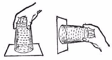 科学小实验:不会流下来的水