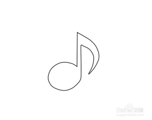 音符简笔画图案可爱 百度经验 音符简笔画图案可爱 百度经验