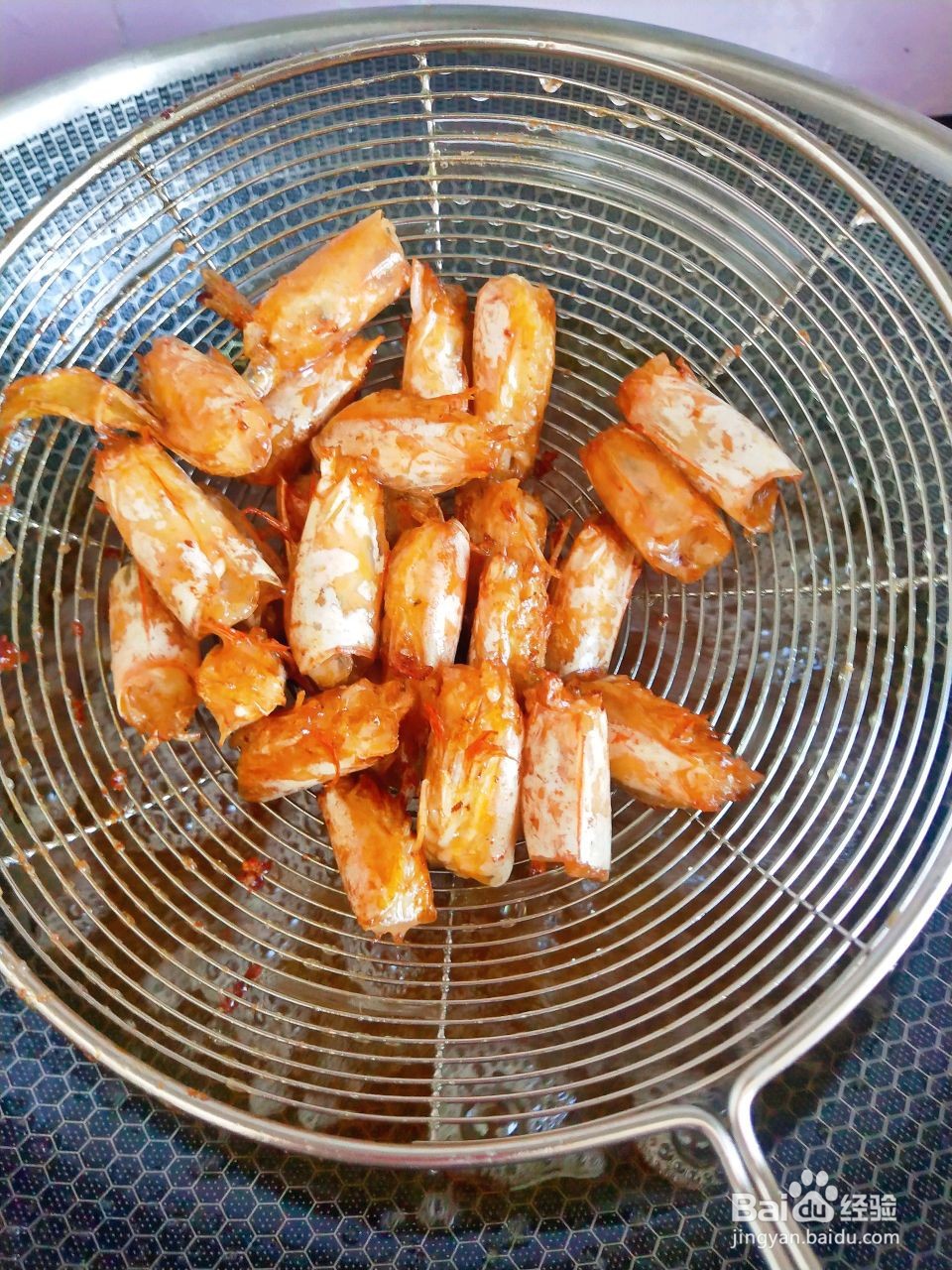 香酥可口的椒盐大虾