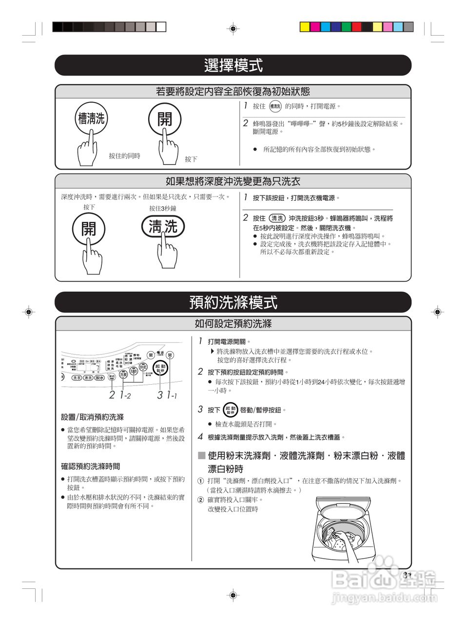 东芝AW-VB10GS全自动洗衣机使用手冊:[4]