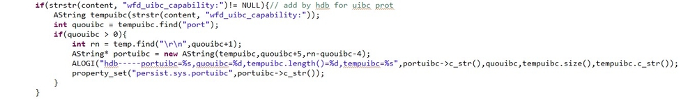 WiFiDisplay 增加UIBC 反控制