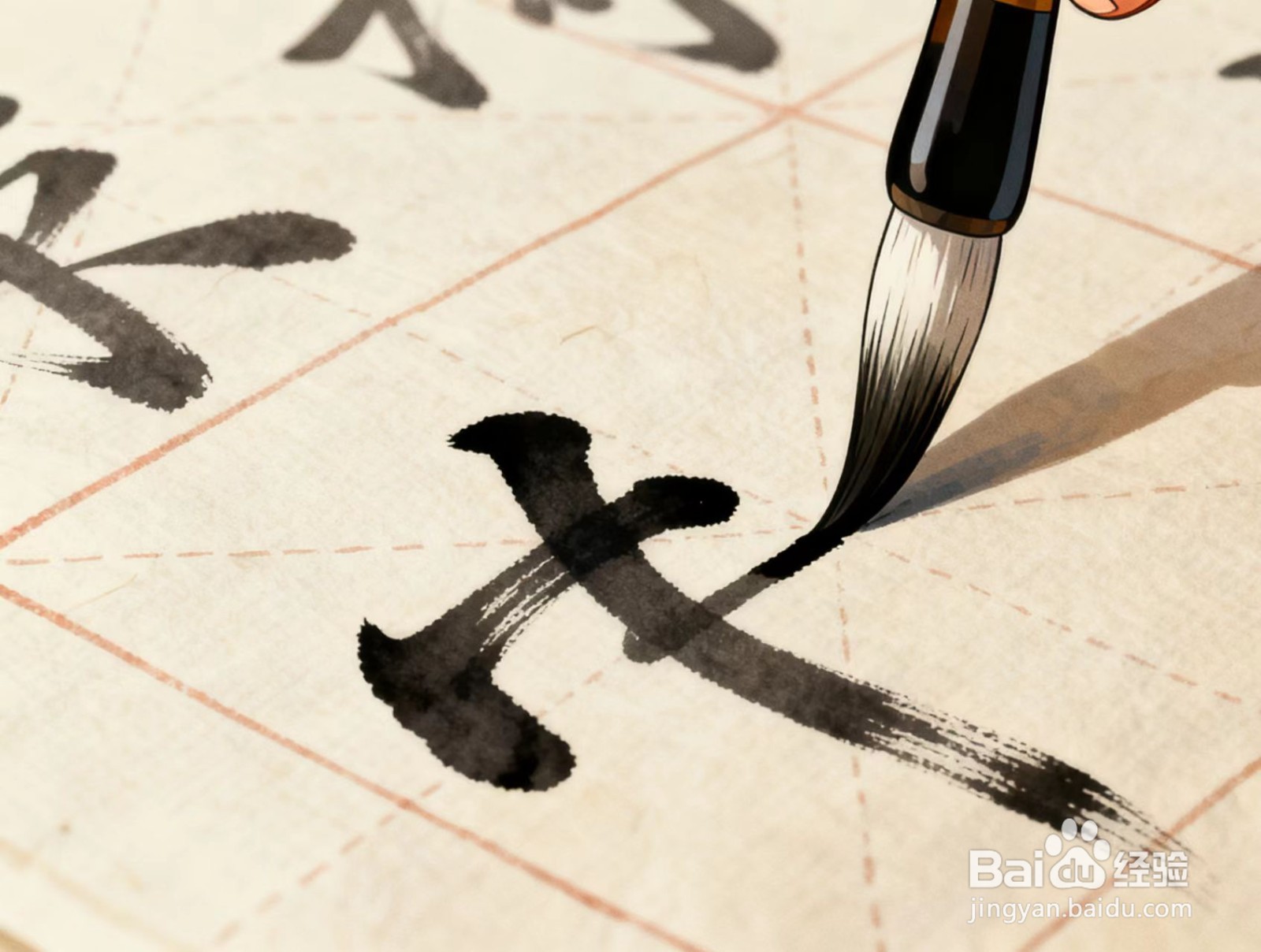 如何写好毛笔字