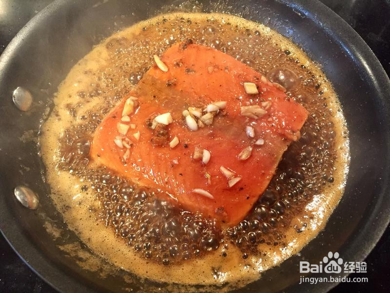 15分钟蜜汁烤三文鱼的做法