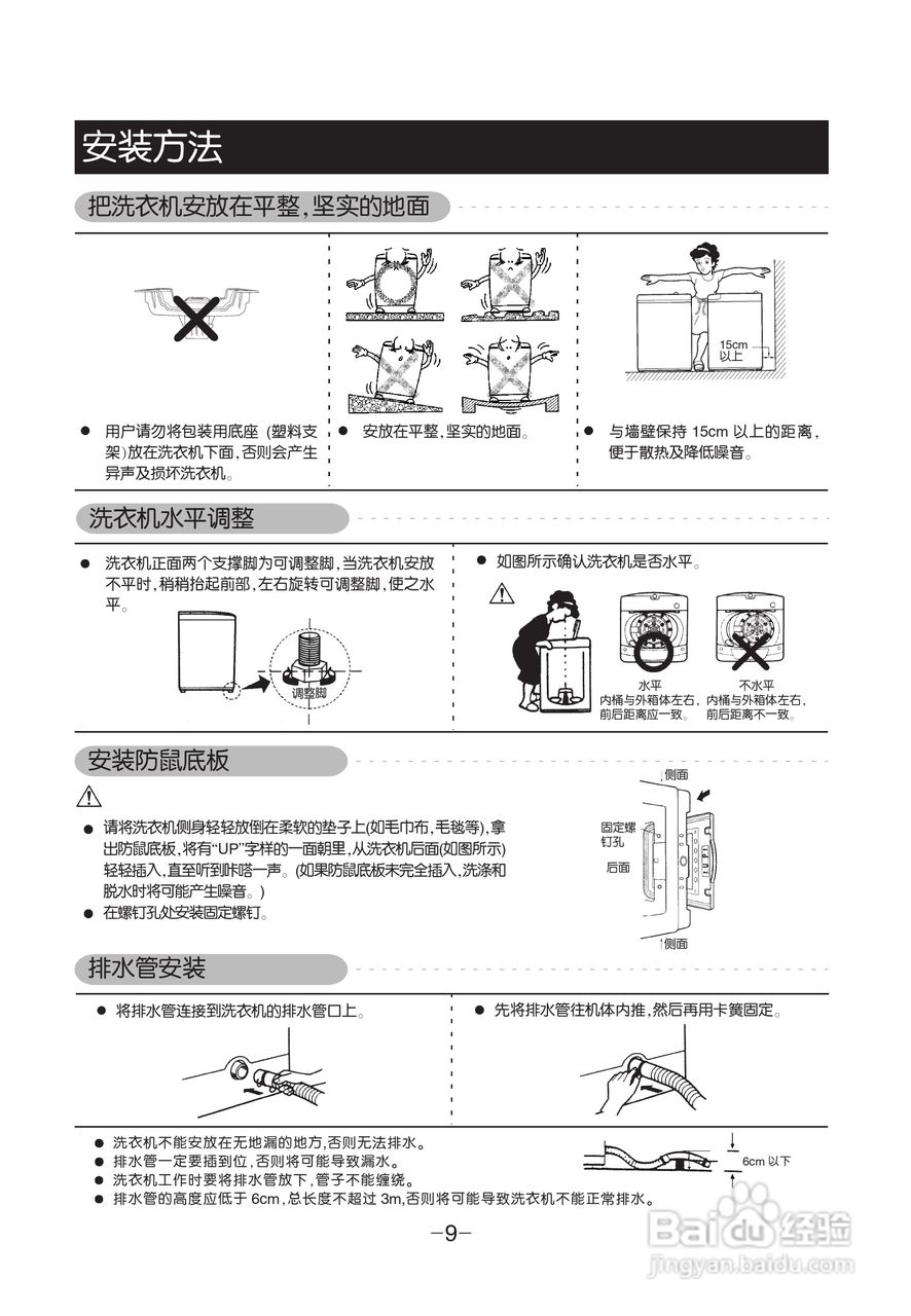 LG XQB55-W1MTJ洗衣机使用说明书:[1]