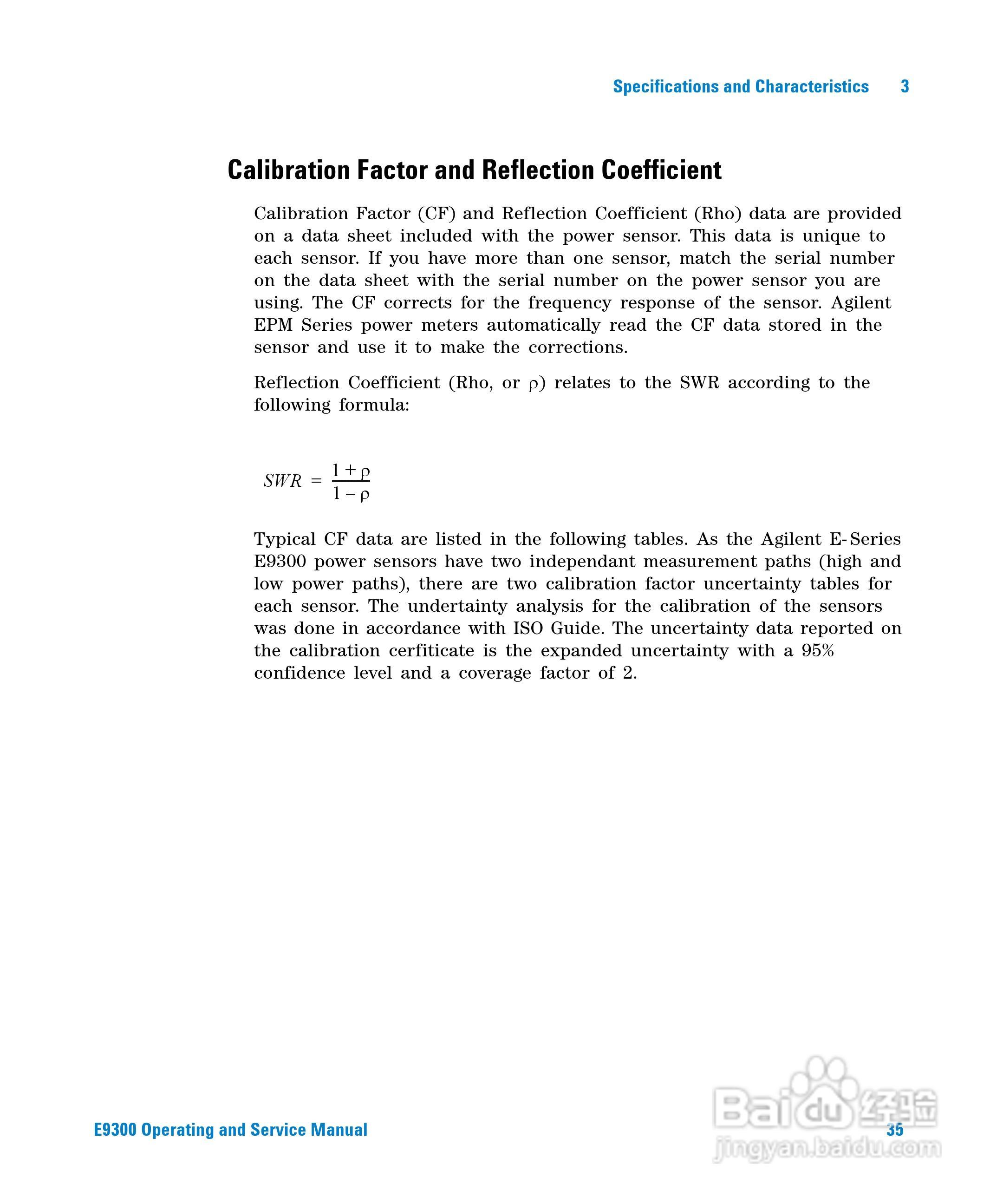 E9301B功率感测器使用手册:[6]