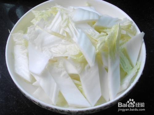 醋溜白菜的做法