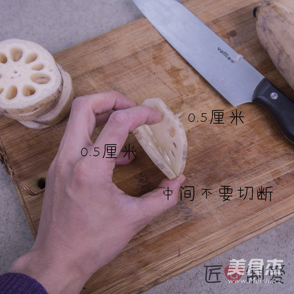 爱心藕夹苏北小食