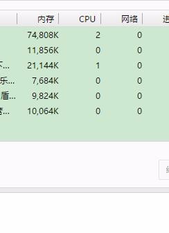 怎么查看电脑中正在运行程序的内存CPU