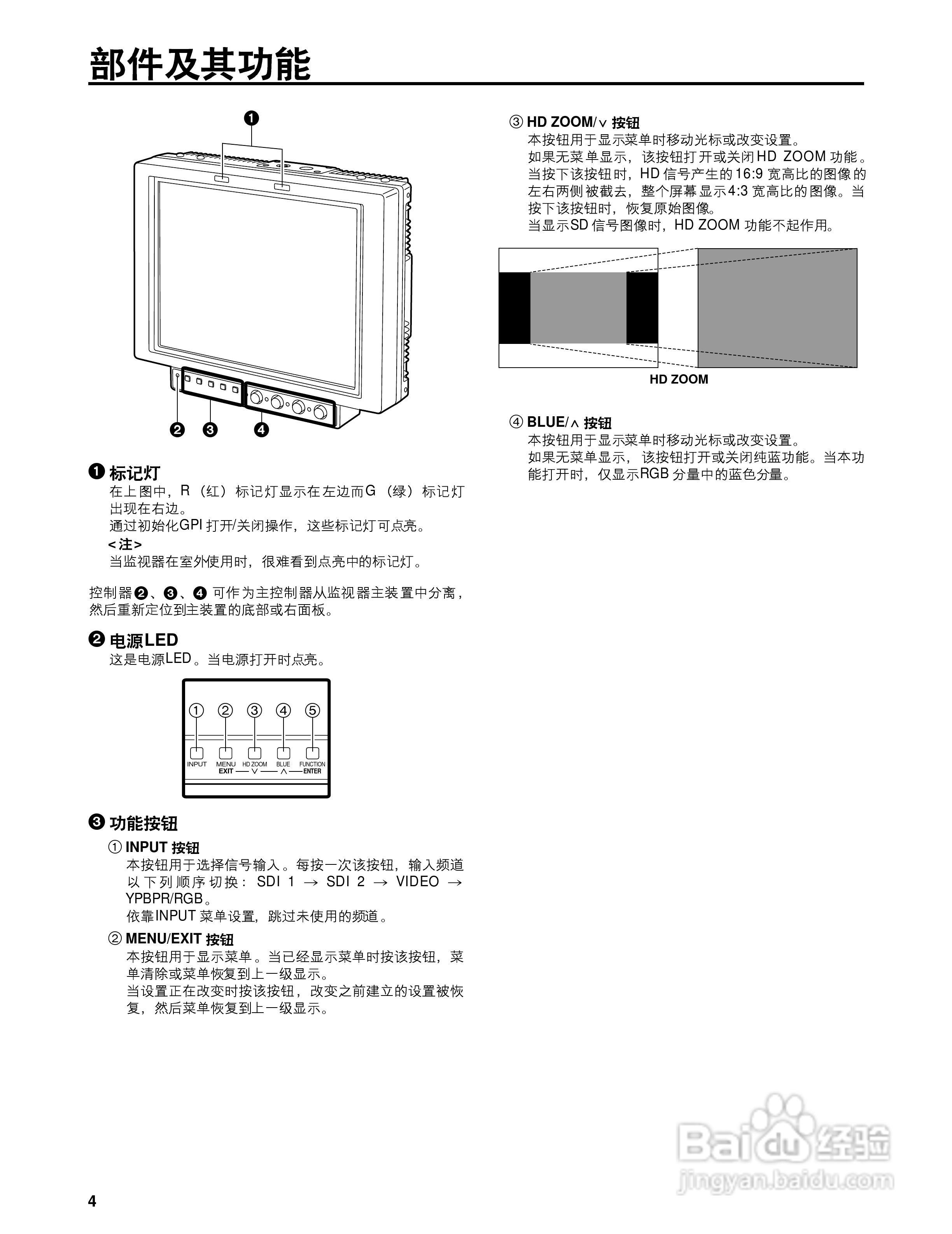 松下BT-LH900 MC液晶视频监视器操作手册:[1]