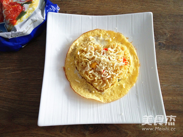 芝士蛋面饼的做法