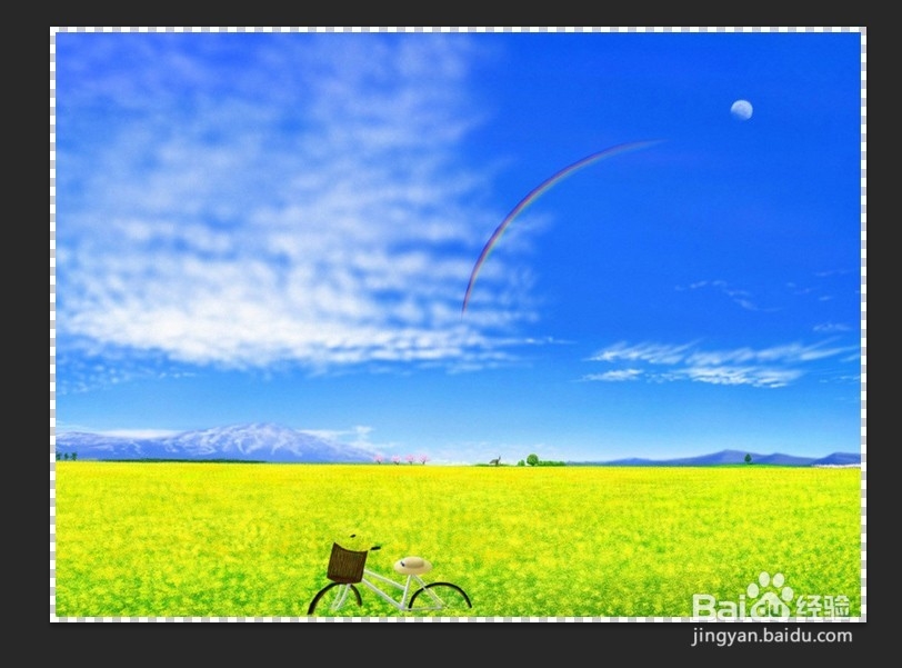 PS的画布在实际中的应用--修改画布大小