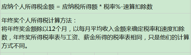 2019年终奖如何扣税