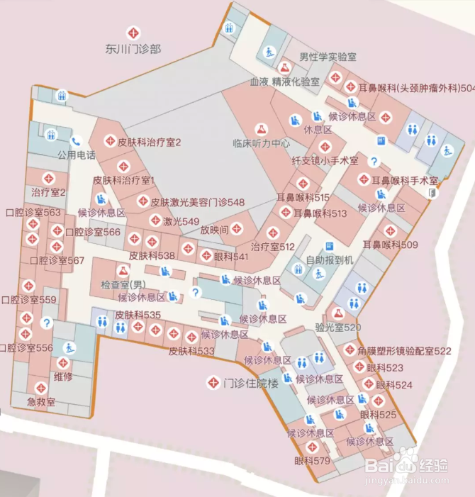 广东省人民医院平面图图片