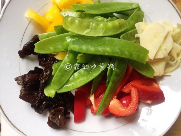 清炒彩椒荷兰豆