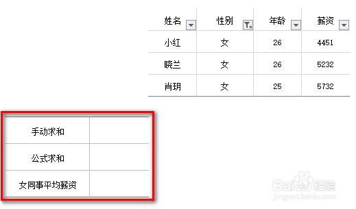 用excel中的Subtotal解决筛选问题