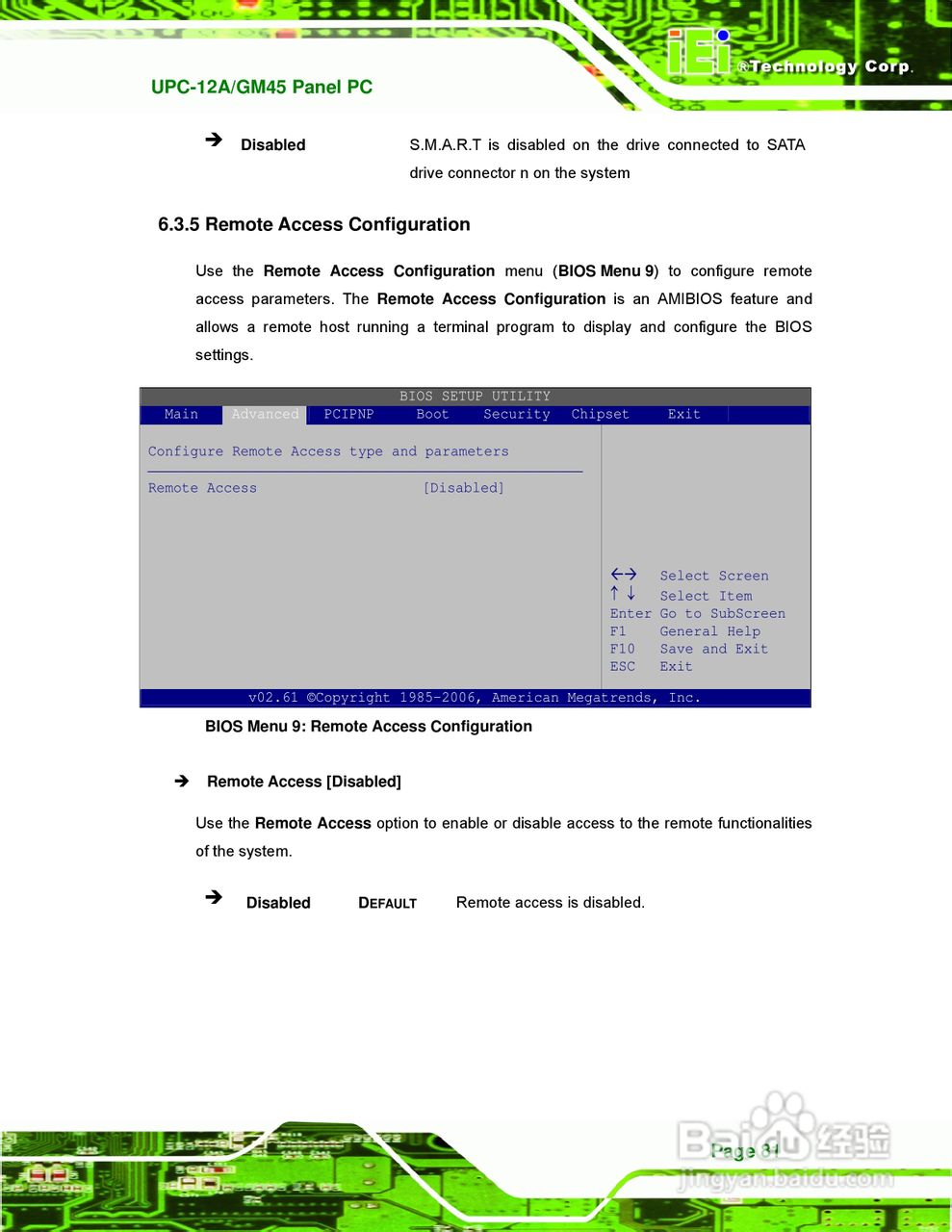 IEI威强 UPC-GM45车载电脑说明书:[10]