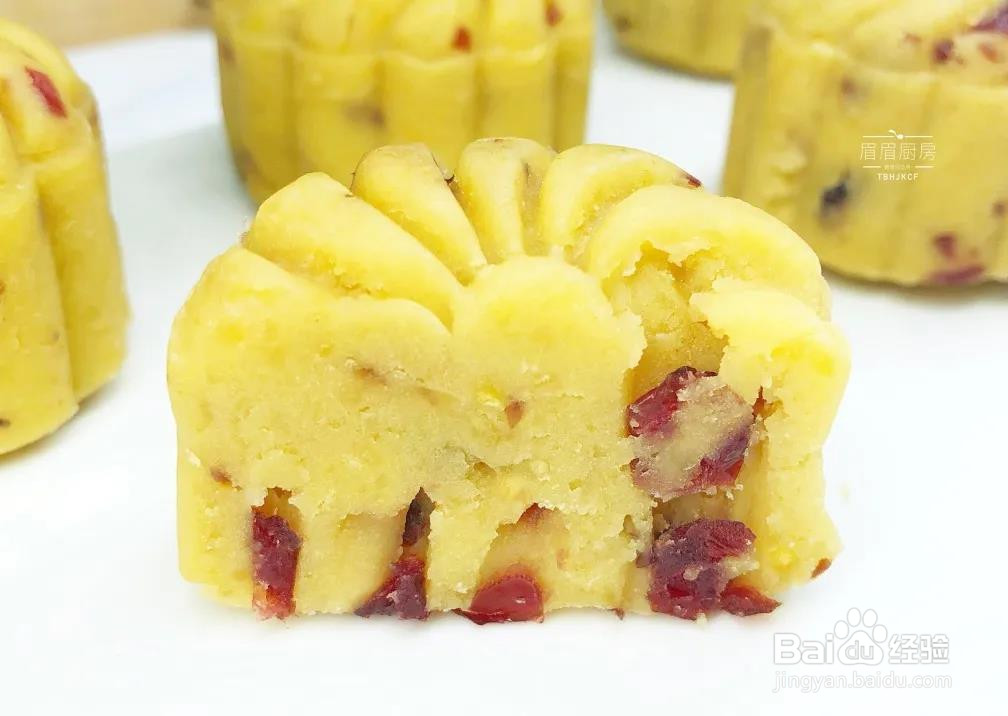 蔓越莓绿豆糕的做法