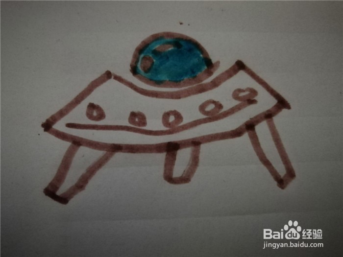 怎么样用简笔画画宇宙飞船