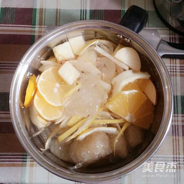 柚子皮水果饮