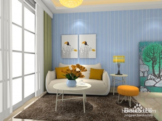 东南亚风情田园风格打造的活色生香客厅（组图）