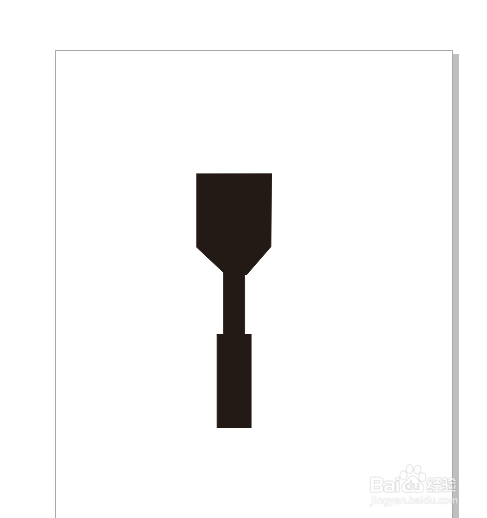 CDR怎样画餐具三件套