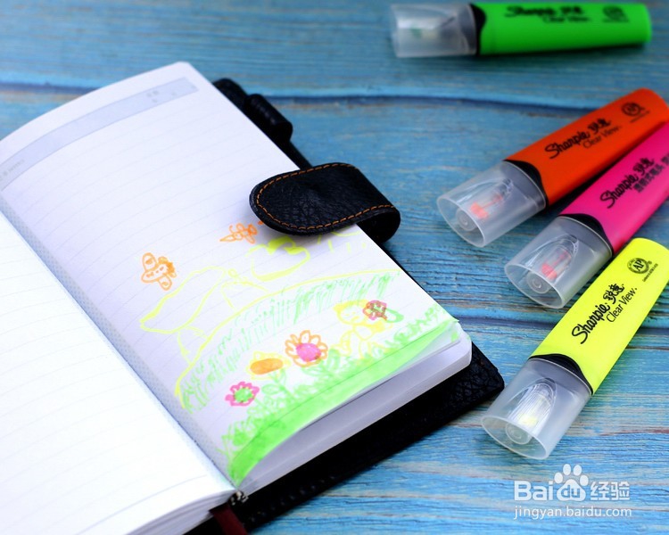 试试荧光笔勾画重点，荧光笔简单晒单