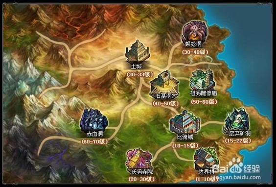 武易游戏攻略：[38]场景地图解析