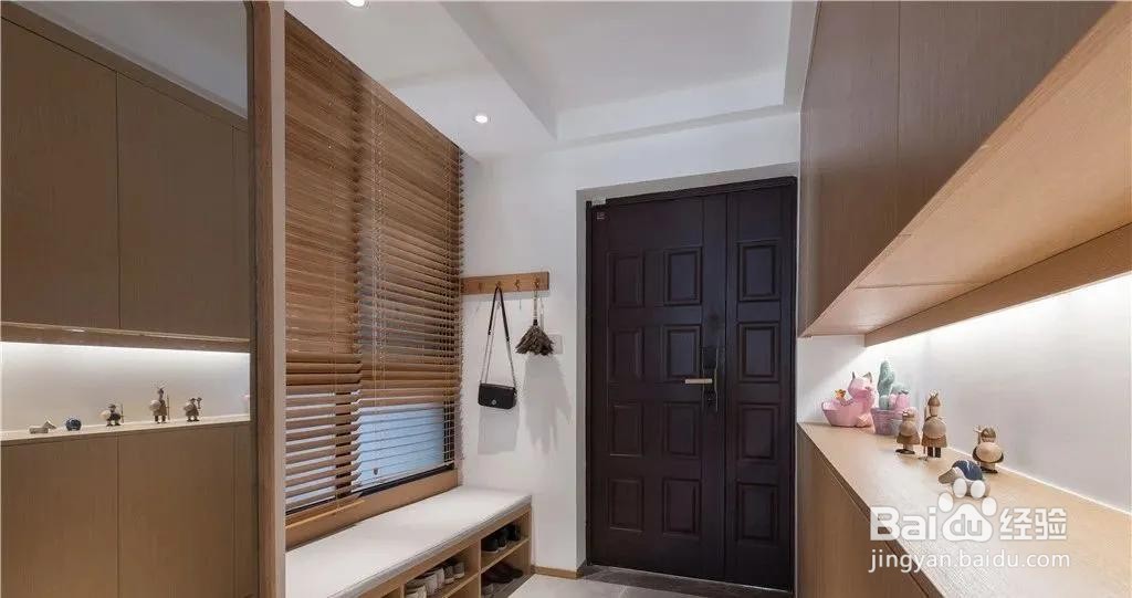 玄关只放鞋柜就落伍了,现在流行这样设计!