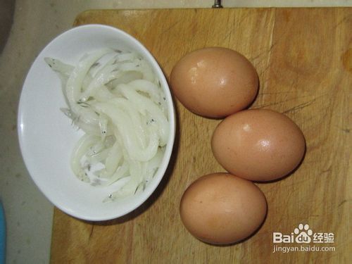 银鱼炒蛋