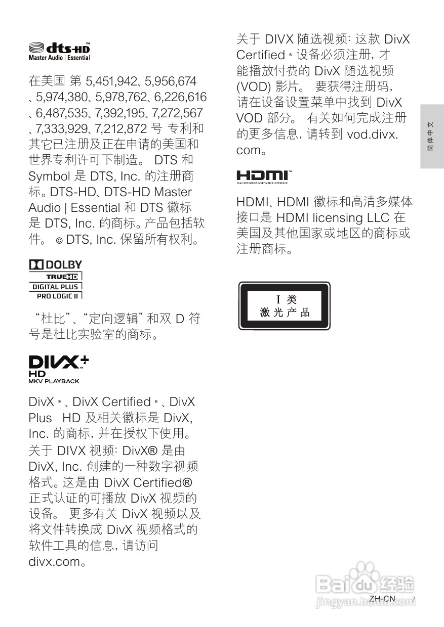 PHILIPS HTS5581家庭影院说明:[1]