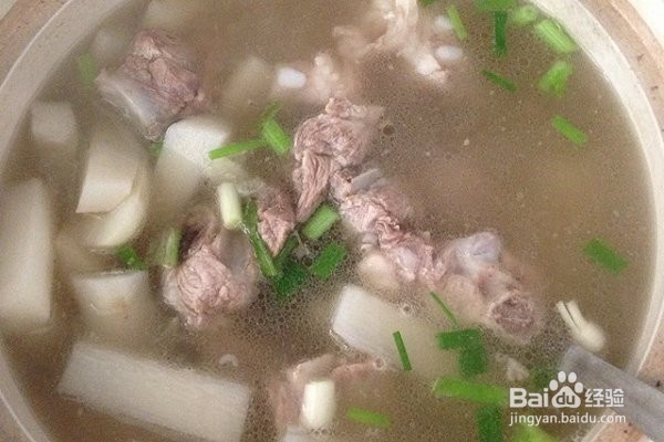 山药炖排骨汤的制作方法