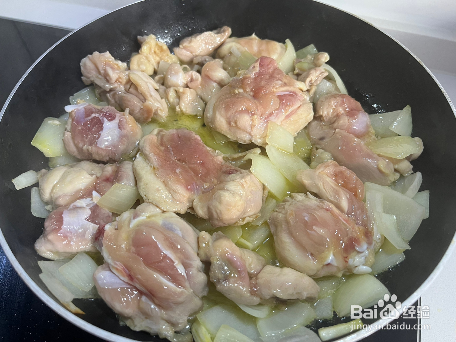 快手煎鸡腿肉的做法