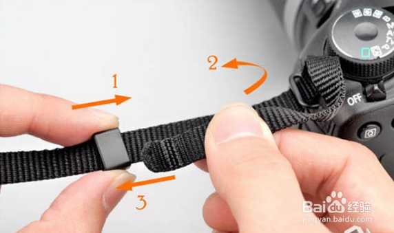 相机带子怎么绑