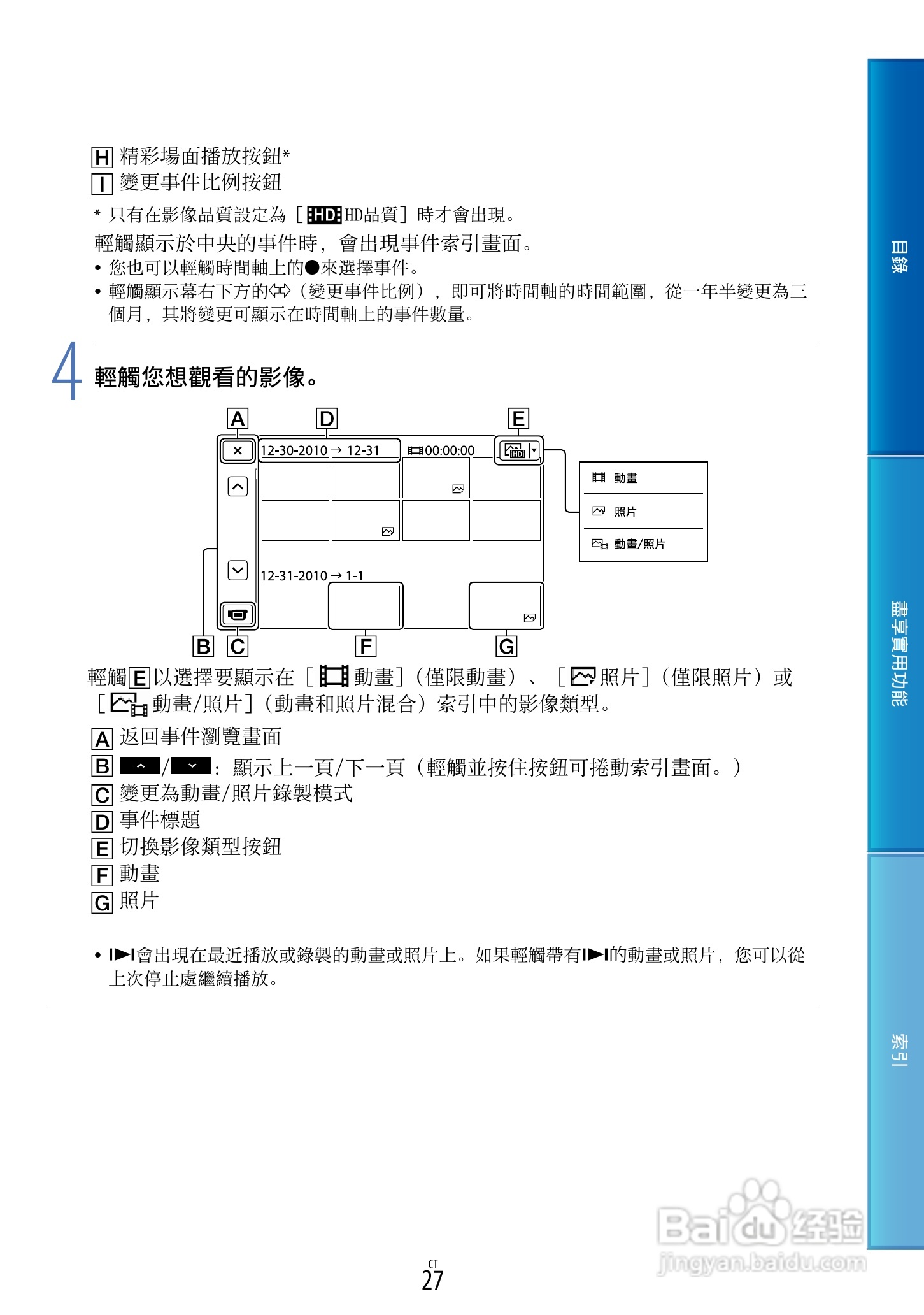 SONY HDR-PJ30摄像机使用手册:[3]