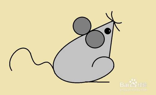 快手教程用872画老鼠