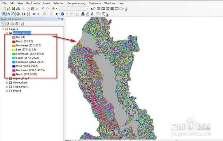 大地图之ArcGIS教程DEM应用(坡度坡向提取等高线