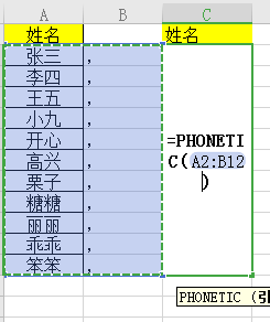 多个人名放到同一格内怎么操作？