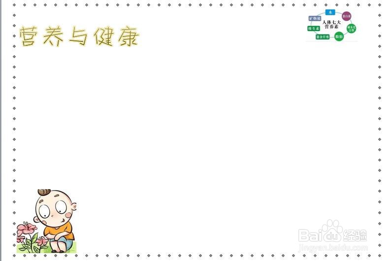 简单又漂亮的营养手抄报