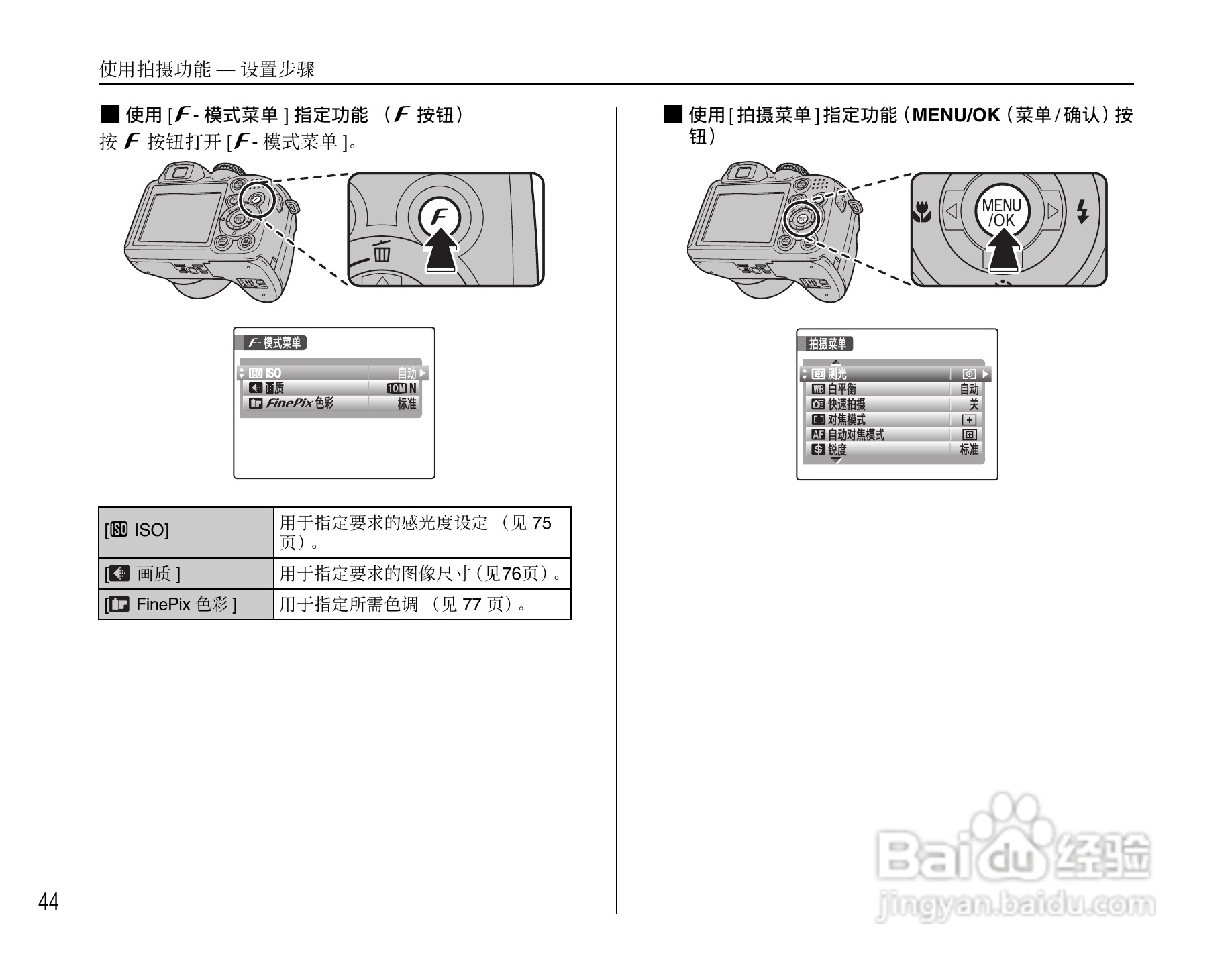 富士FinePix S1000fd数码相机使用说明书:[5]