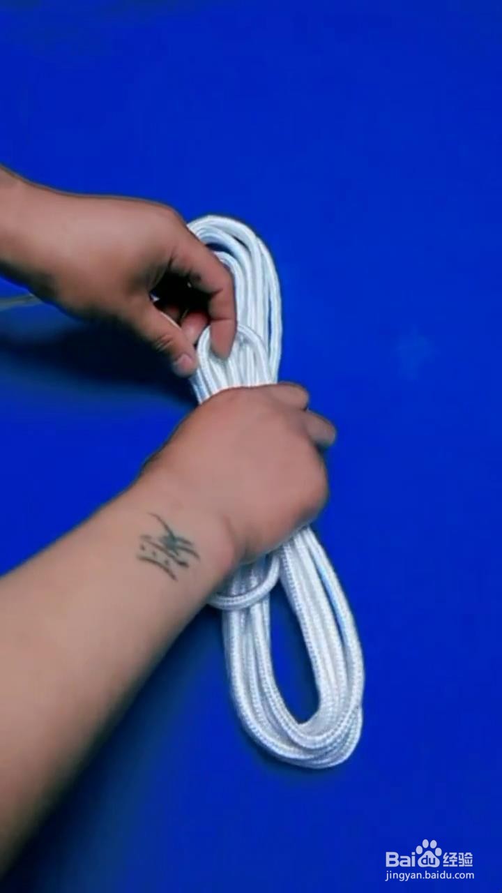 如何快速整理绳结