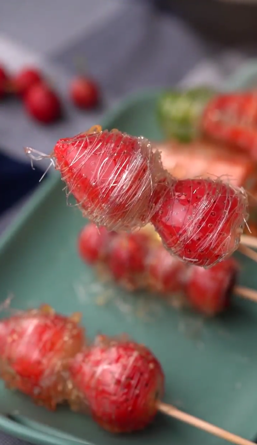 金丝卷冰糖葫芦怎么做？