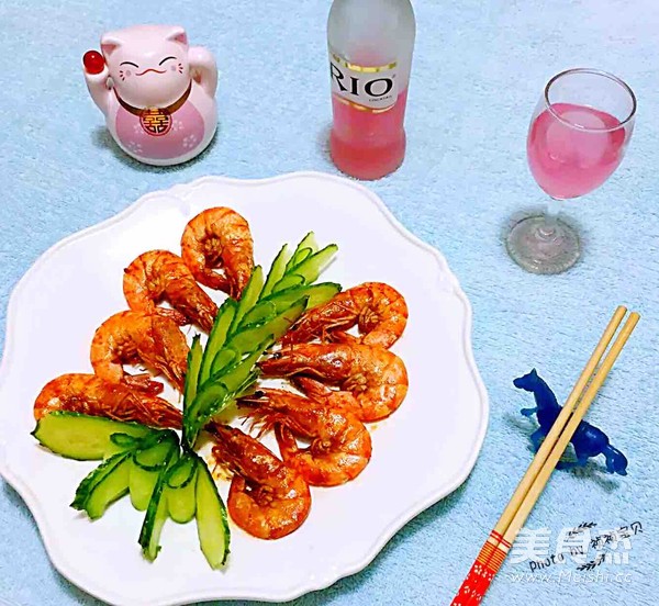 番茄㸆海虾的做法