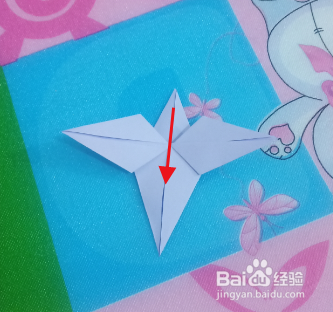 手工折纸之蝴蝶结的折法